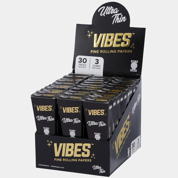 Vibes Cones Box King Size - Ultra Thin
