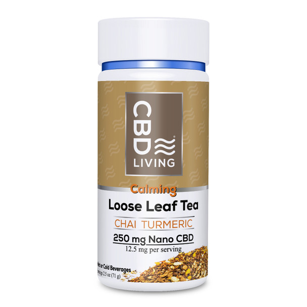 CBD Living Nano Broad Spectrum Hemp CBD Tea - Chai Tumeric