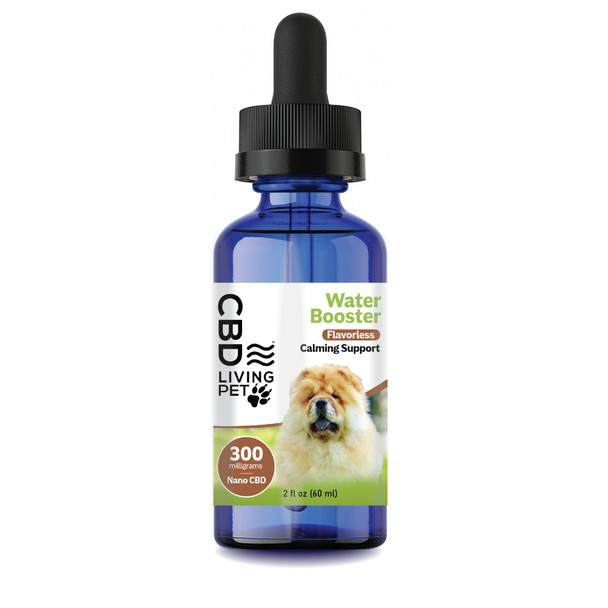 CBD Living Nano Broad Spectrum Hemp CBD Pet Calming Water Booster