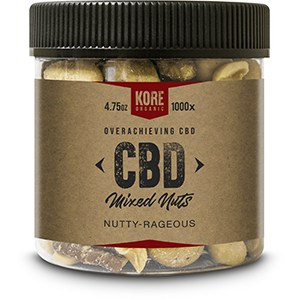 Kore Organic Isolate Hemp CBD Nutty Rageous 1000mg