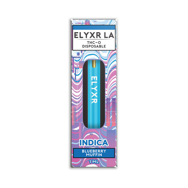 Elyxr THC-O Acetate Disposable Vape Pen - Blueberry Muffin
