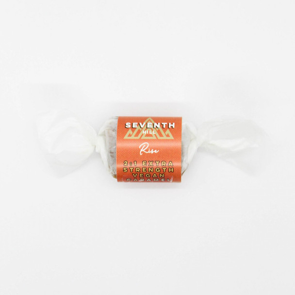 Seventh Hill Organic Delta 9 THC + CBD 2:1 Extra Strength Vegan Caramels - Rise 1