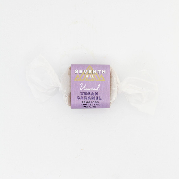 Seventh Hill Organic Full Spectrum Hemp CBD Vegan Caramels - Unwind