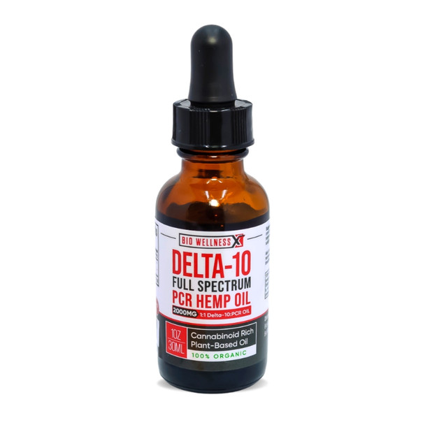 BioWellnessX Delta 10 THC Tincture with PCR Hemp Oil