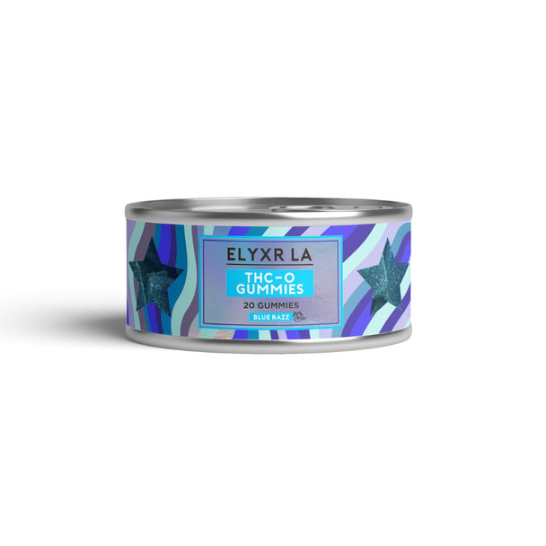 Elyxr THC-O Acetate Gummies - Blue Razz