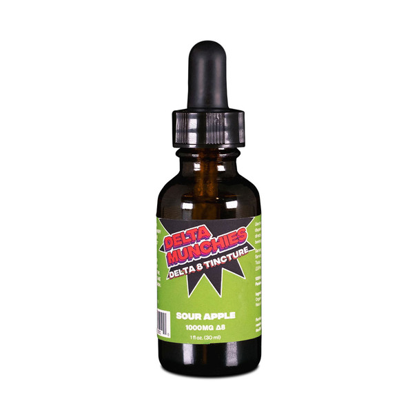 Delta Munchies Delta 8 THC Tincture - Sour Apple