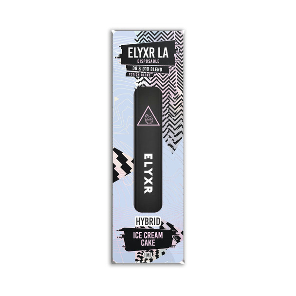 Elyxr Potion Blend Delta 8 + Delta 10 THC Disposable Vape Pen - Ice Cream Cake (Hybrid) 1ml
