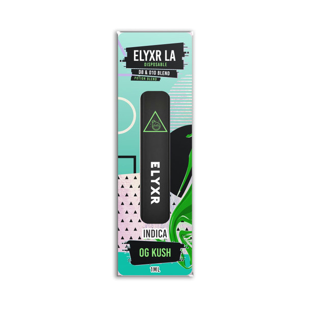 Elyxr Potion Blend Delta 8 + Delta 10 THC Disposable Vape Pen - OG Kush (Indica) 1ml