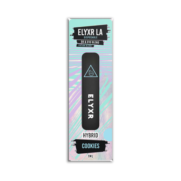 Elyxr Potion Blend Delta 8 + Delta 10 THC Disposable Vape Pen - Cookies (Hybrid) 1ml