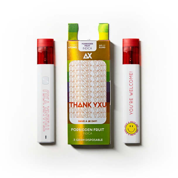 Thank You Delta 10 + Delta 8 Disposable Vape Pen - Forbidden Fruit (Indica)