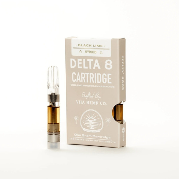 VIIA Delta 8 THC Vape Cartridge - Black Lime