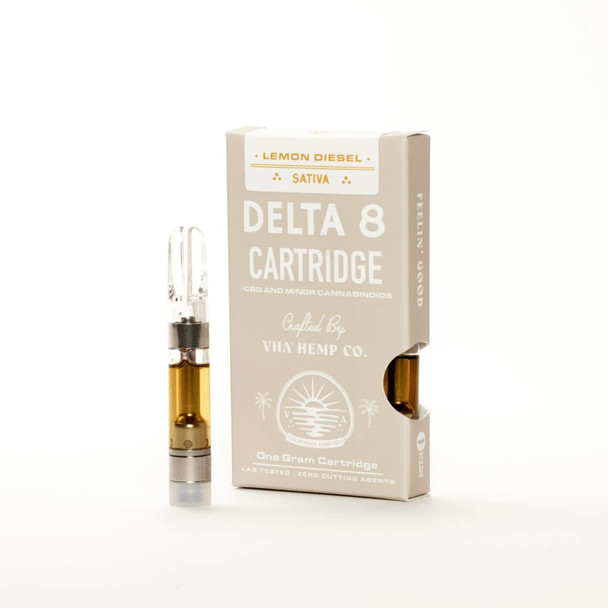 VIIA Delta 8 THC Vape Cartridge - Lemon Diesel