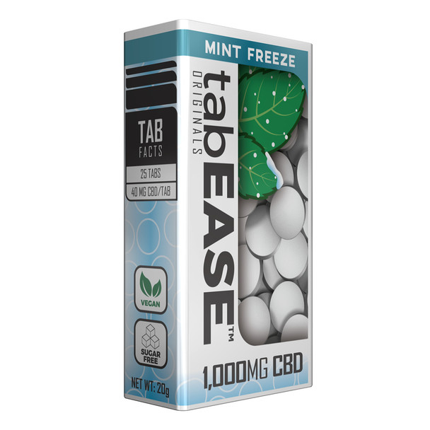 TabEASE Hemp CBD Isolate Mints - Front