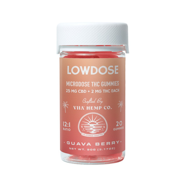 VIIA Delta 9 THC + CBD 12:1 Lowdose Microdosing Gummies