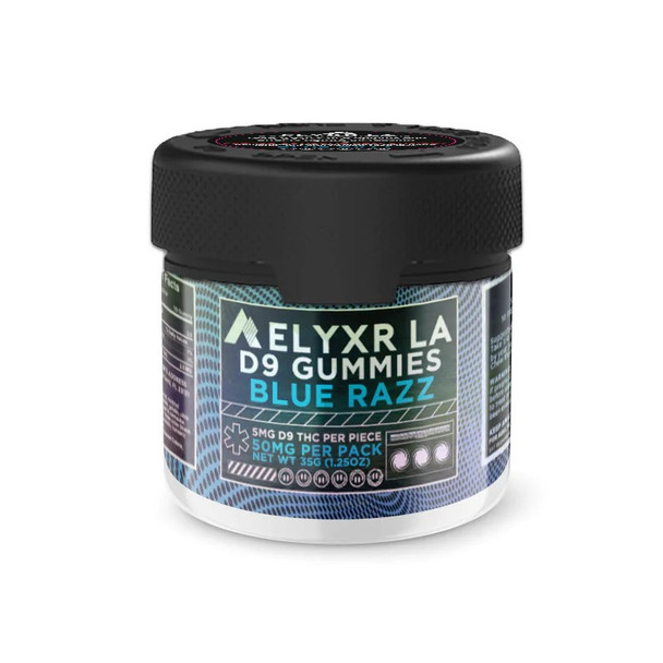 Elyxr Delta 9 THC Gummies - Blue Razz