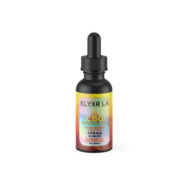 Elyxr CBG Nano Infused Tincture - Citrus 500 mg