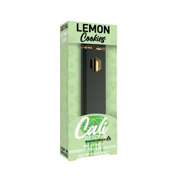 Cali Reserve THC-X + THC-P + HXY-11 THC + D8 Liquid Diamond Disposable Vape Pen - Lemon Cookies