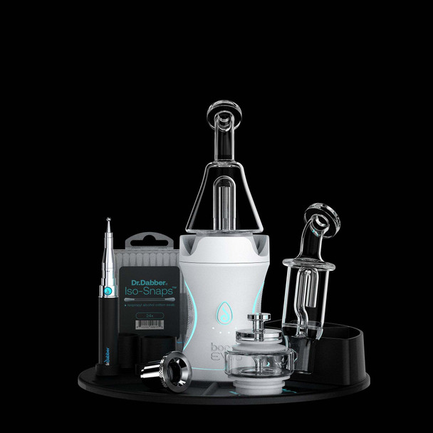 Dr. Dabber Boost Evo Vaporizer Premium Bundle - Moon White