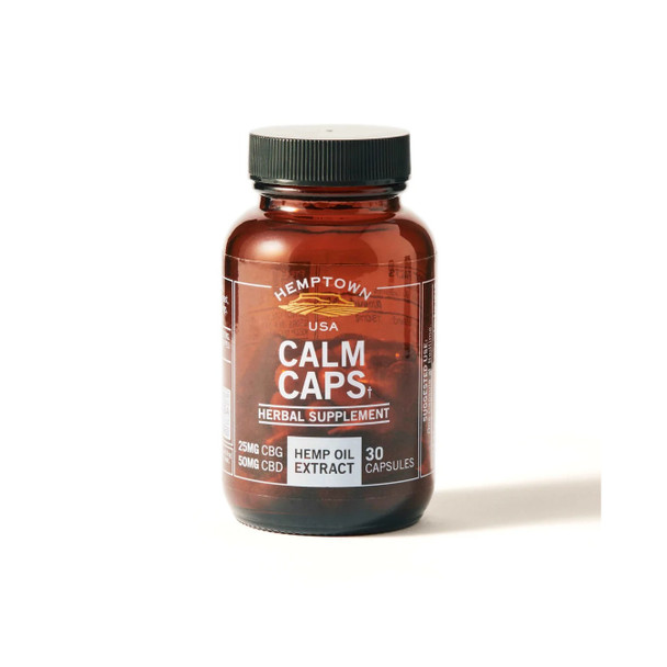 Hemptown USA CBD + CBG Calm Caps