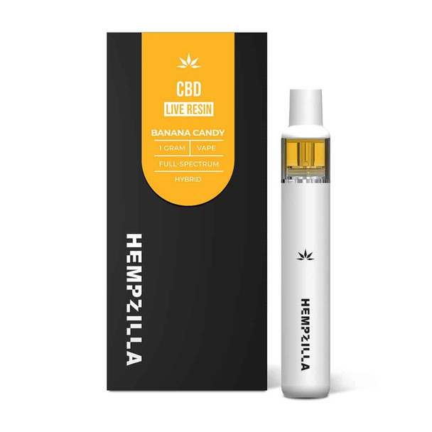 Hempzilla Full Spectrum CBD Live Resin Disposable Vape Pen - Calm Leaf