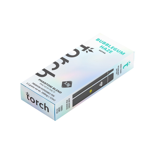 Torch Phantom Blend PHC + D9 + THCP Disposable 3.5G Vape Pen - Bubblegum Haze
