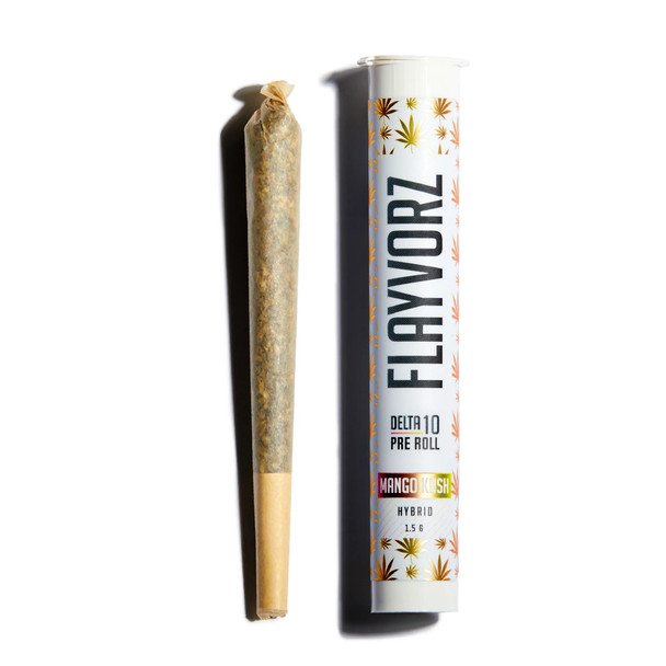 Flayvorz Delta 10 THC Flower Pre-Roll - Mango Kush 1 Pack
