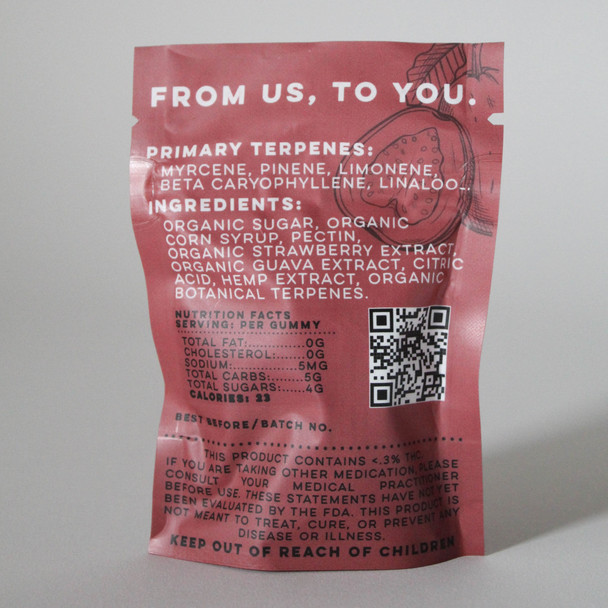 Seventh Hill Delta 9 THC + CBD 3 to 1 Sativa Hybrid Gummies - Back