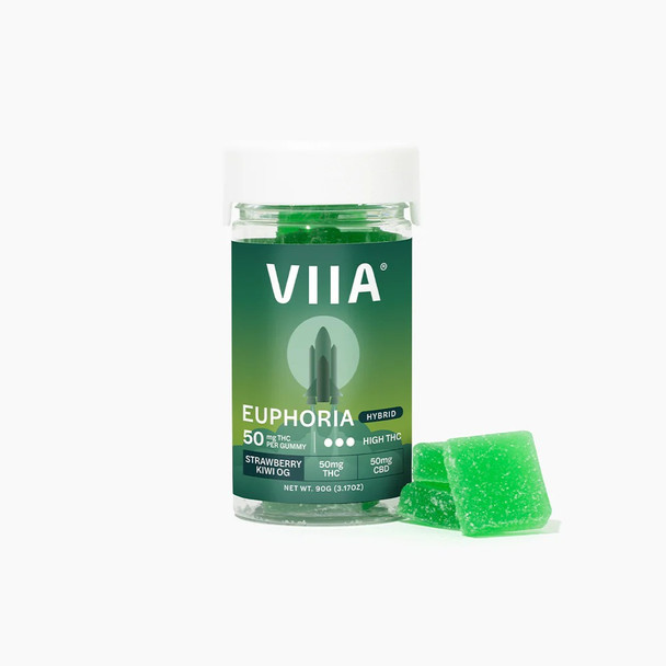 VIIA Euphoria Delta 9 THC Live Resin Gummies - Hybrid