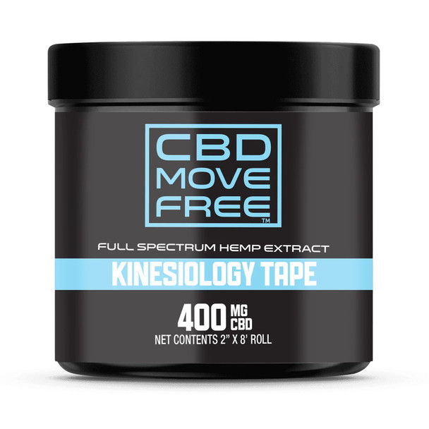 CBD Move Free Full Spectrum CBD Infused Kinesiology Tape - Front