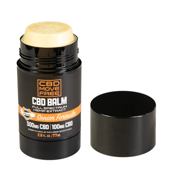 CBD Move Free Senior Formula Full Spectrum CBD Balm - Open