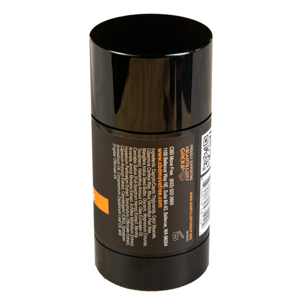 CBD Move Free Senior Formula Full Spectrum CBD Balm - Back