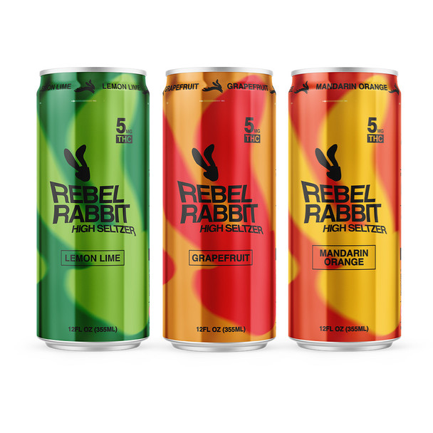 Rebel Rabbit Delta 9 THC High Seltzer Mild Pack