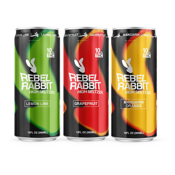 Rebel Rabbit Delta 9 THC High Seltzer Wild Pack