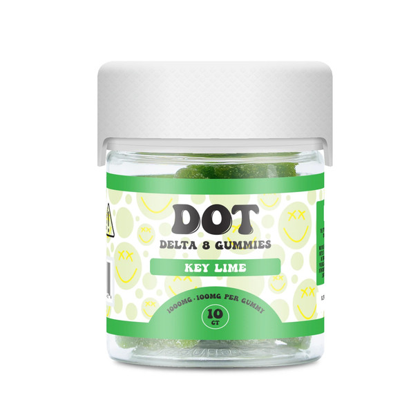 DOT Delta 8 THC Gummies - Key Lime