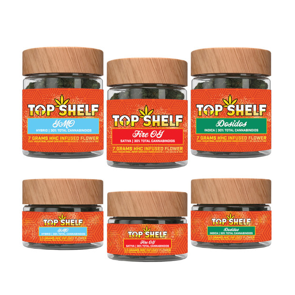 Top Shelf Hemp Co. HHC Infused Flower The Calm Leaf