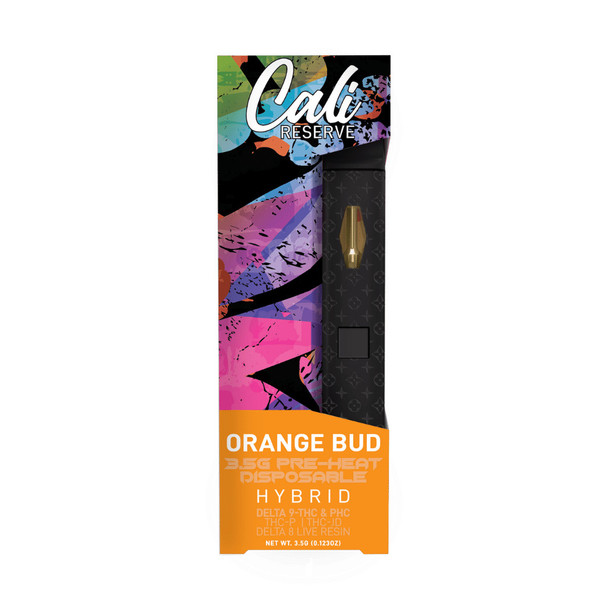 Cali Reserve D9 + PHC + THC-P + THC-JD + D8 Live Resin Disposable Vape Pen - Orange Bud