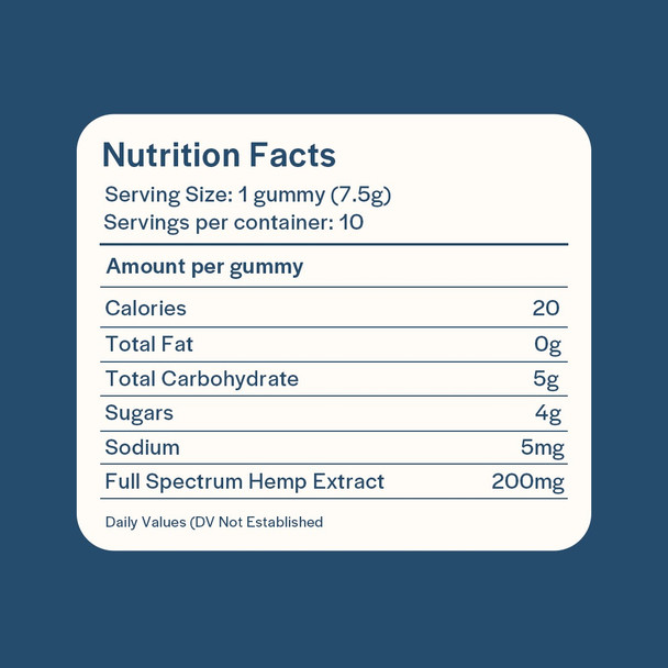 VIIA Day Drift Delta 9 THC Live Resin Gummies - Facts
