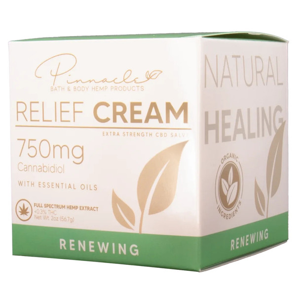 Pinnacle Hemp  Full Spectrum CBD Relief Cream - Renewing 750mg