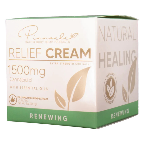 Pinnacle Hemp  Full Spectrum CBD Relief Cream - Renewing 1500mg