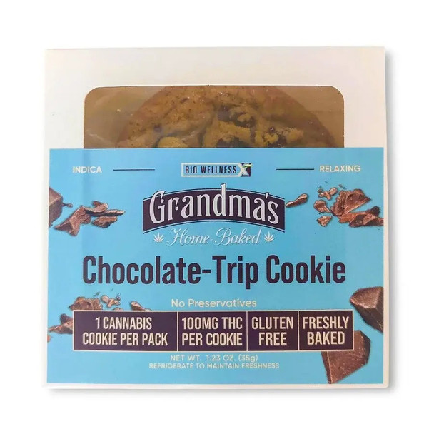 BioWellnessX Delta 8 THC Chocolate-Trip Cookies
