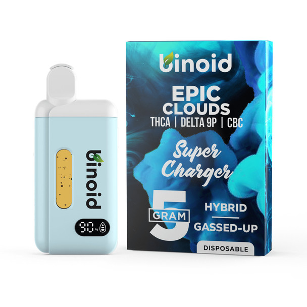 Binoid Epic Clouds THCA Live Resin Blend 5G Disposable Vape Pen - Super Charger