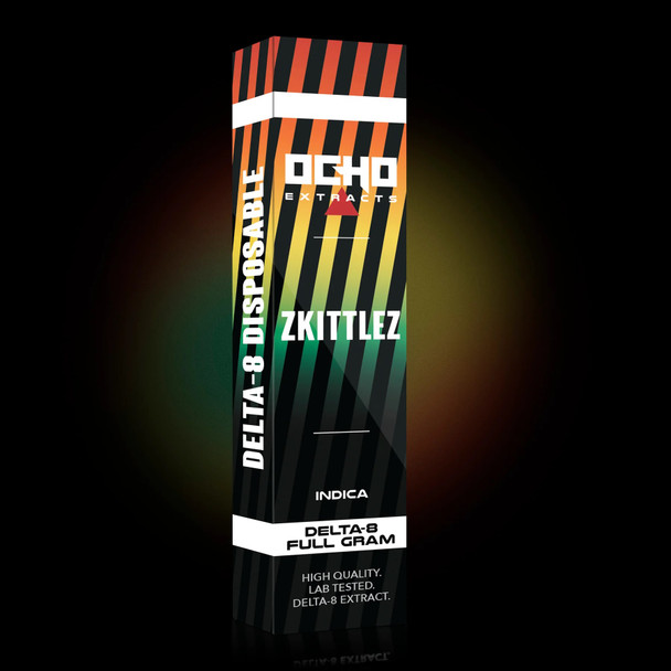 Ocho Extracts Exotics Delta 8 THC Disposable Vape Pen - Zkittlez
