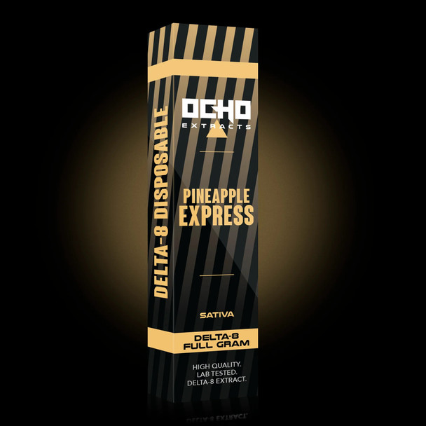 Ocho Extracts Exotics Delta 8 THC Disposable Vape Pen - Pineapple Express