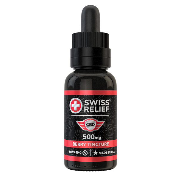 Swiss Relief Hemp CBD Tincture - Berry 500mg