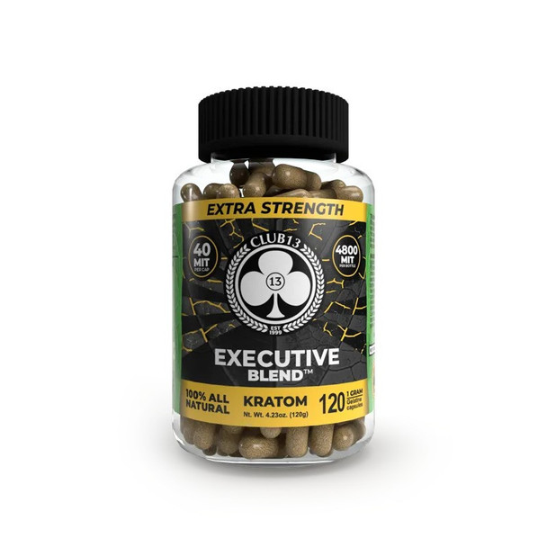 Club13 Extra Strength Executive Blend Kratom Capsules