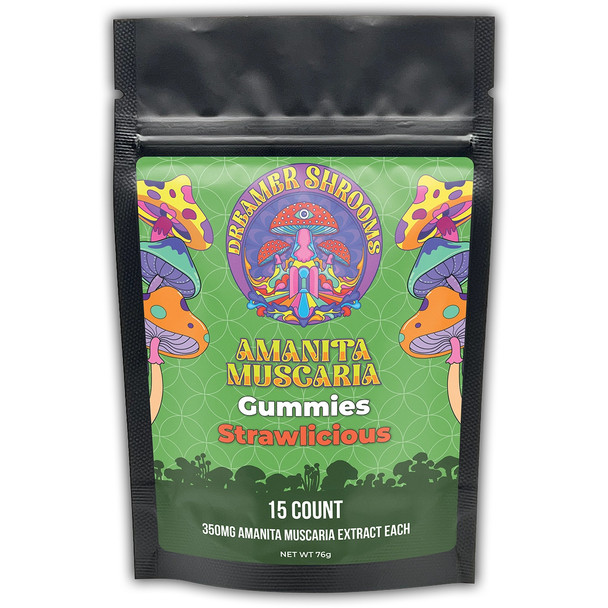 Dreamer Shrooms Amanita Muscaria Gummies - 15 count Dreamer Shrooms Amanita Muscaria Gummies - 15 count