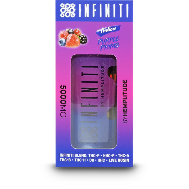 Hemplitude Infiniti Blend Live Rosin 5G Disposable Vape Pen - Purple Prim8