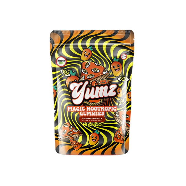Yumz Magic Nootropic Mushroom Gummies - Mango Front