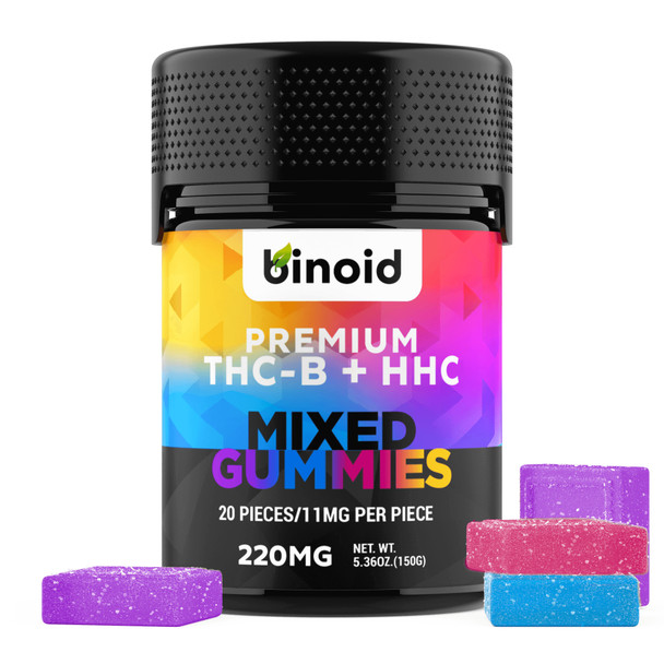 Binoid THC-B + HHC Gummies - Mixed Flavors