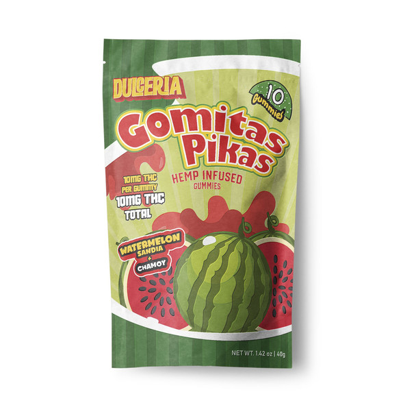 Dulceria Gomita Pikas Delta 9 THC Chamoy Gummies - Watermelon